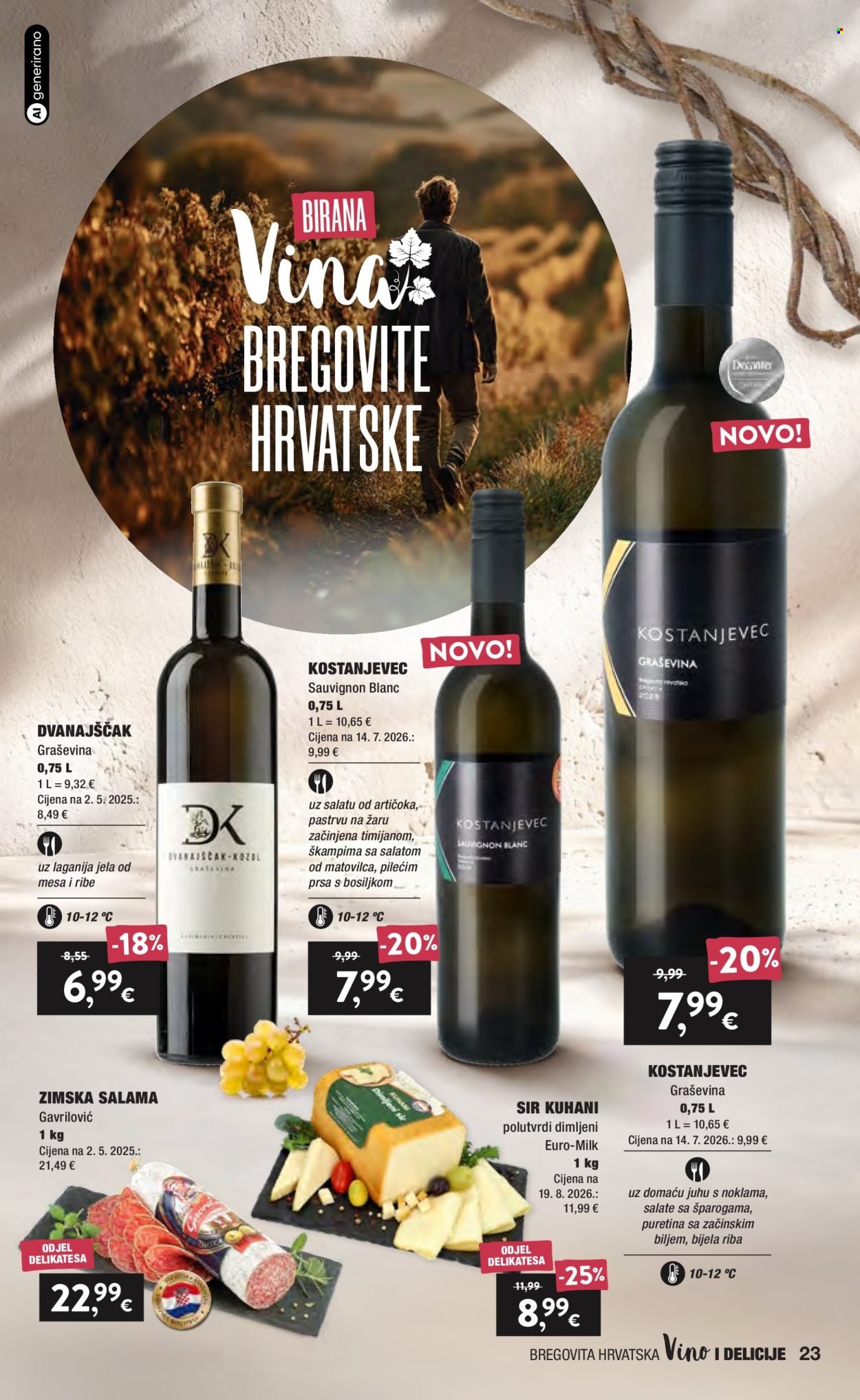 INTERSPAR katalog - Vino i delicije