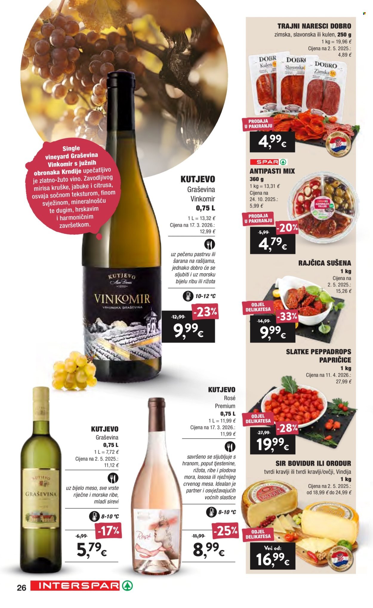 INTERSPAR katalog - Vino i delicije