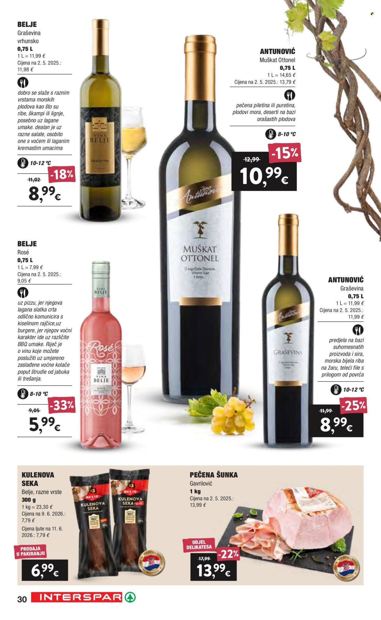 INTERSPAR katalog - Vino i delicije