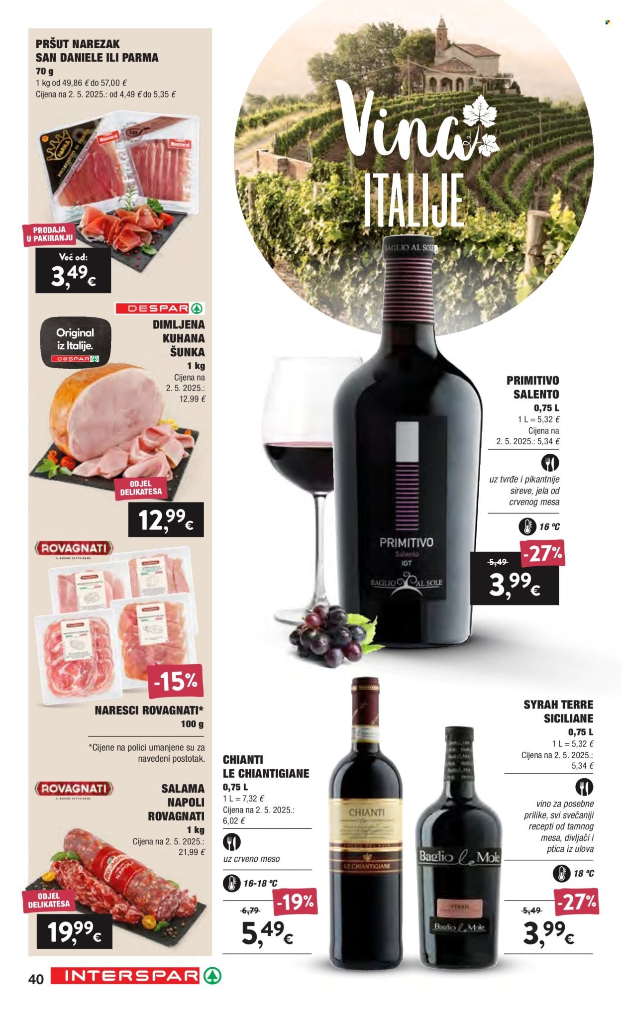 INTERSPAR katalog - Vino i delicije