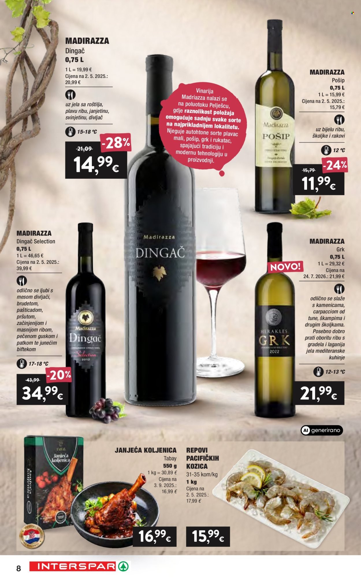 INTERSPAR katalog - Vino i delicije