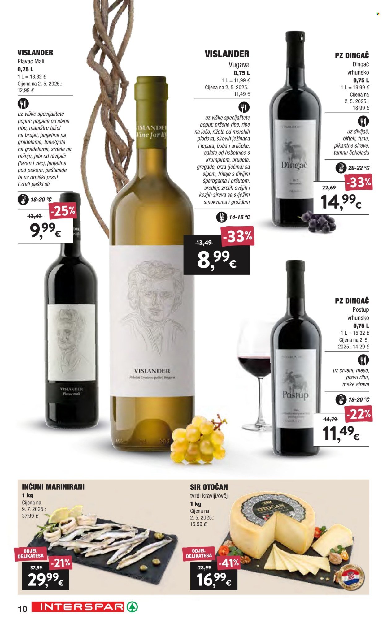 INTERSPAR katalog - Vino i delicije