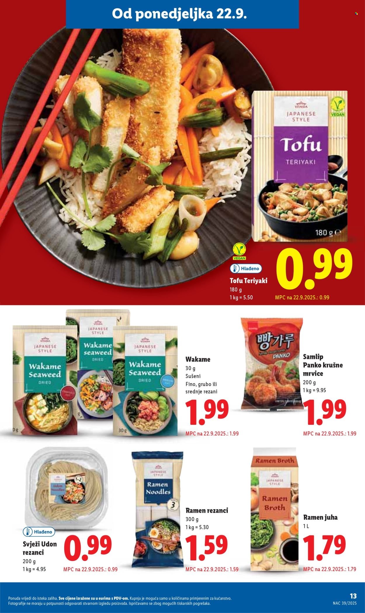 LIDL katalog - Od ponedeljka 22.09.2025.
