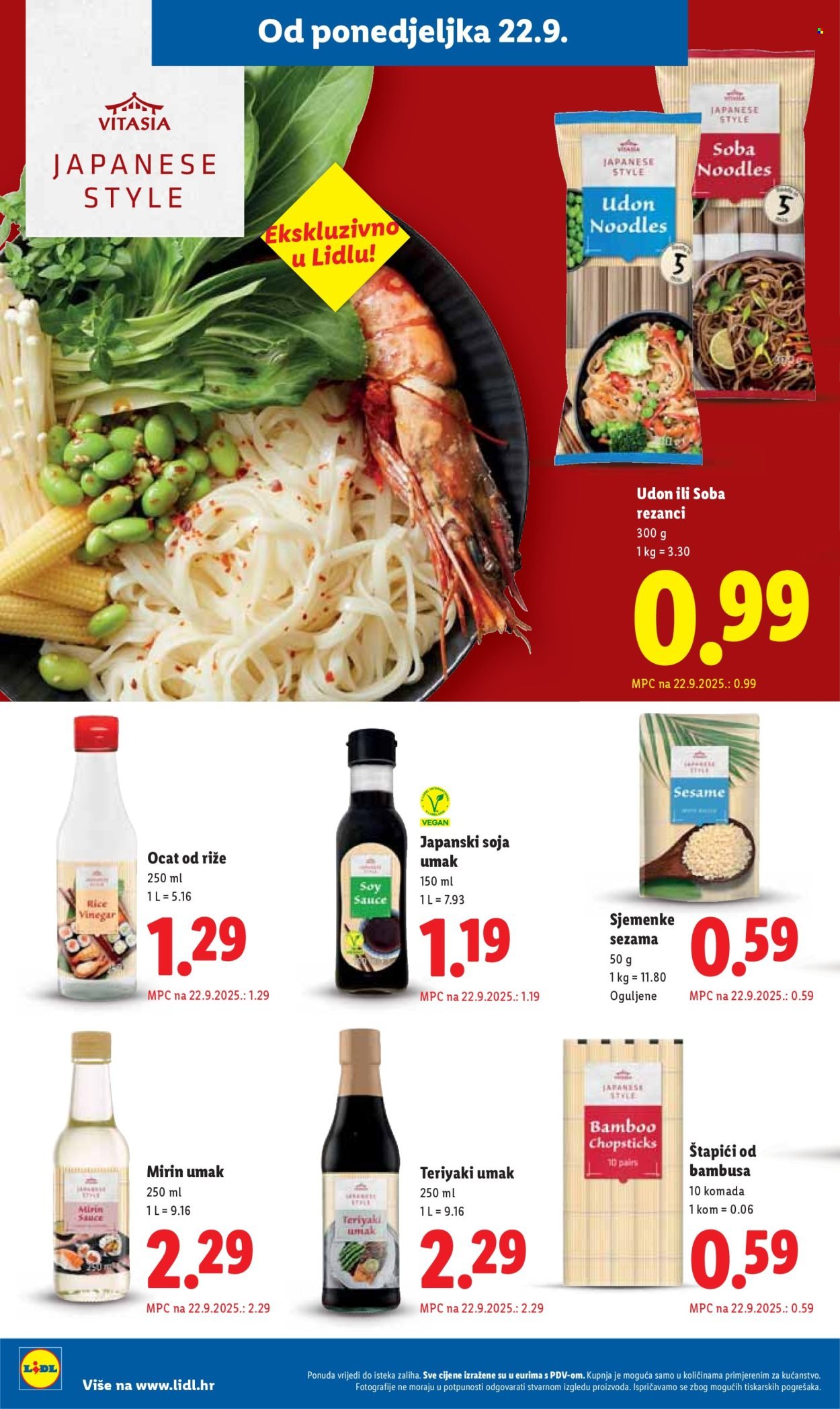 LIDL katalog - Od ponedeljka 22.09.2025.