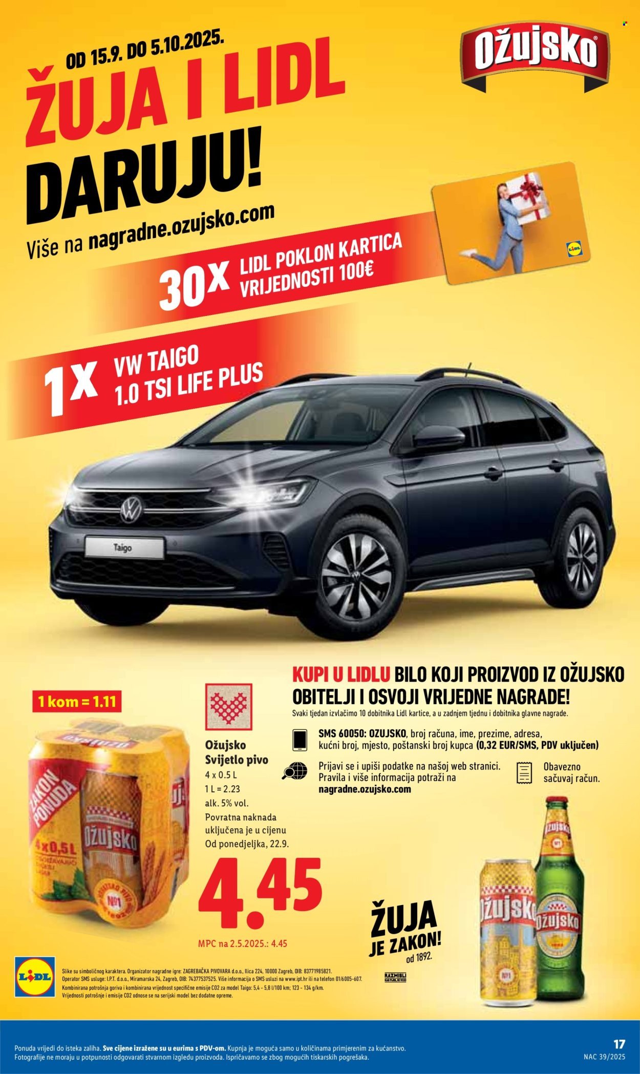 LIDL katalog - Od ponedeljka 22.09.2025.