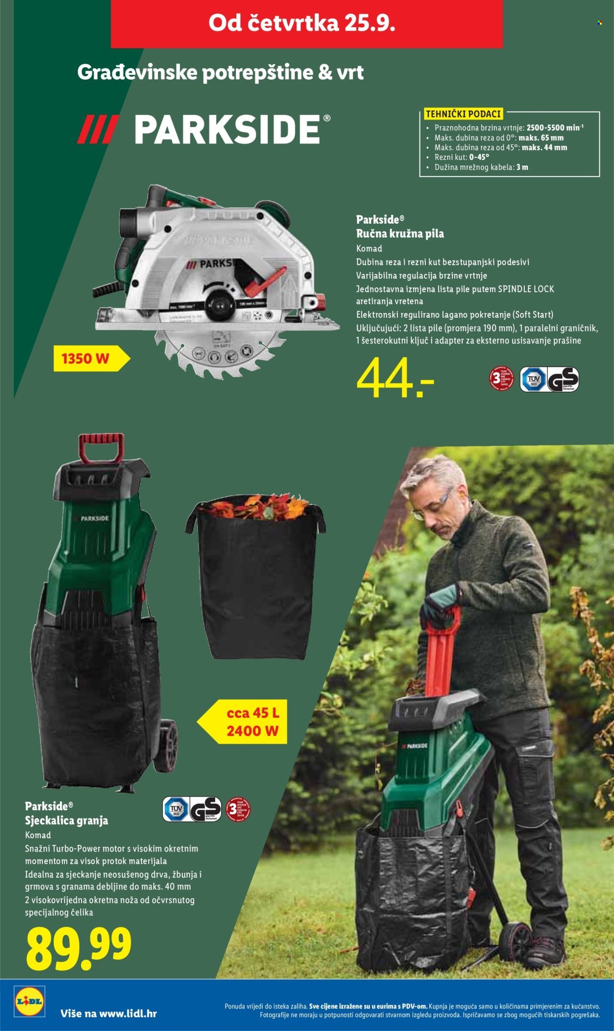 LIDL katalog - Od ponedeljka 22.09.2025.