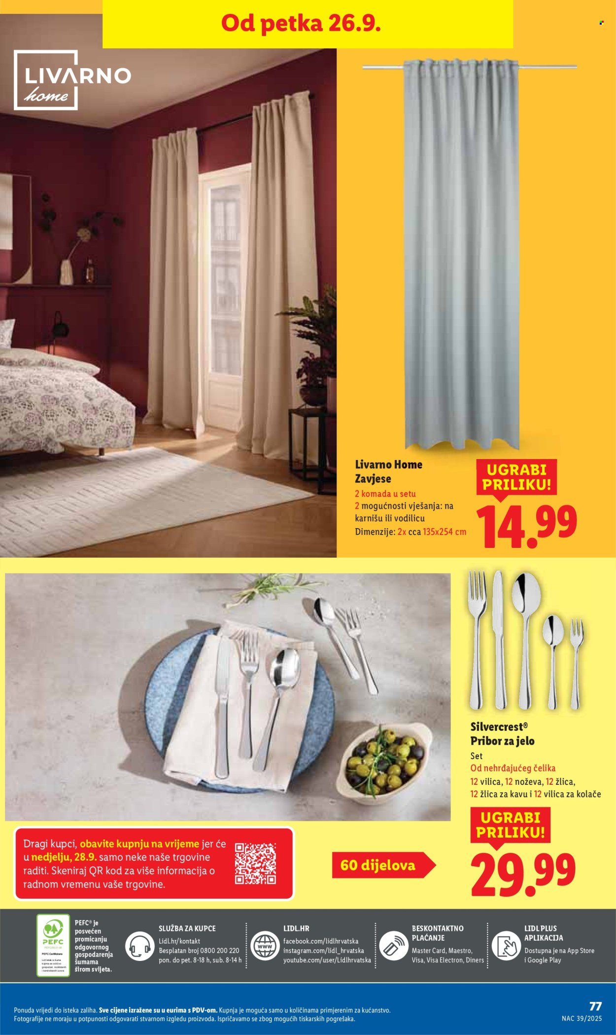 LIDL katalog - Od ponedeljka 22.09.2025.