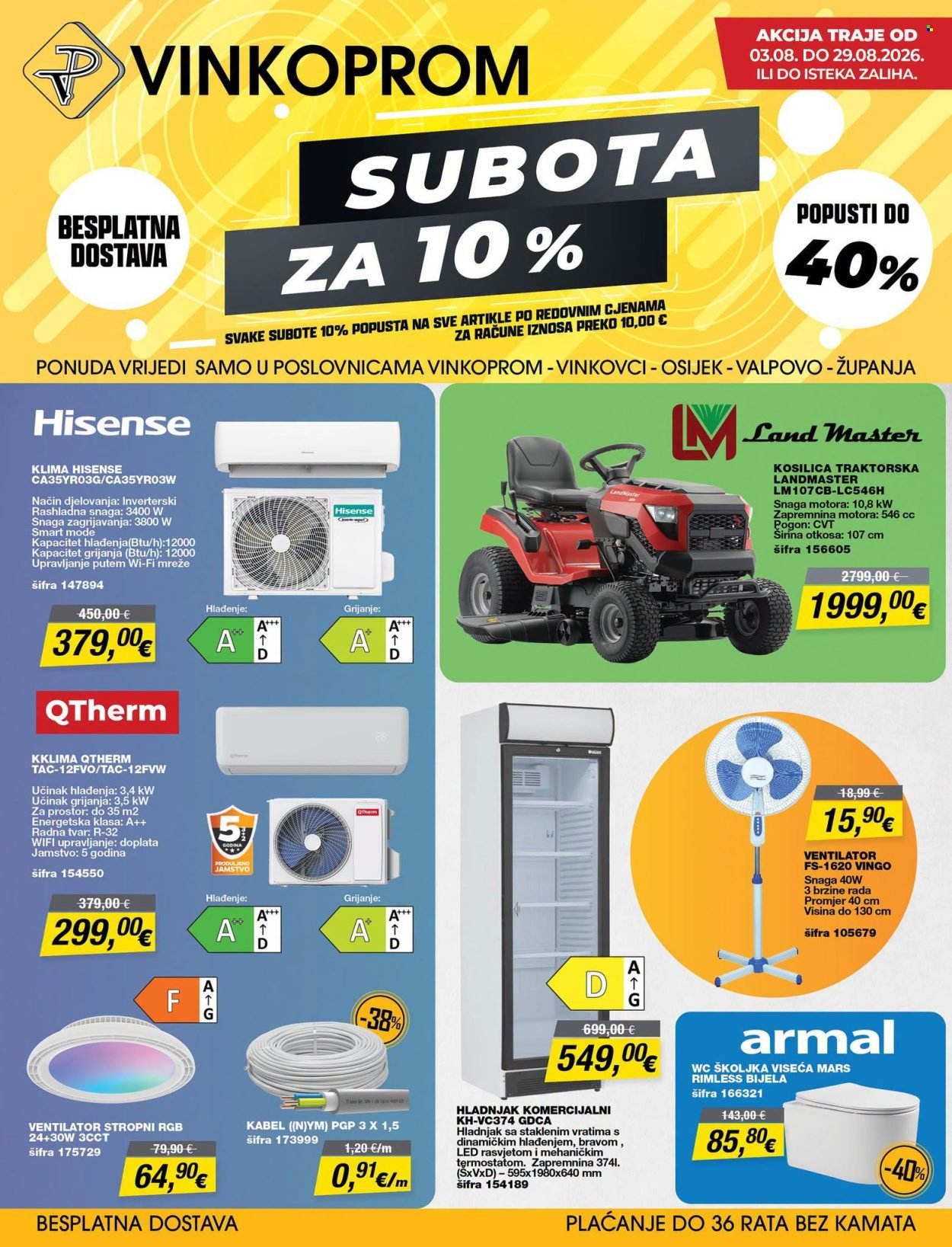 VINKOPROM katalog - Od ponedeljka 03.08.2026.