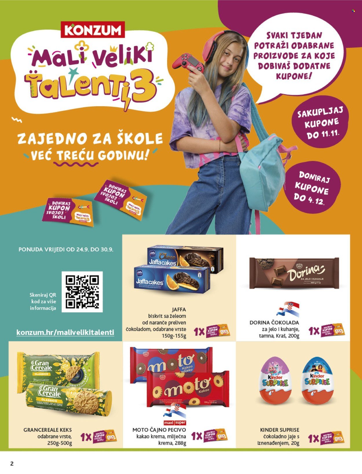 KONZUM katalog - Od srijede 24.09.2025.