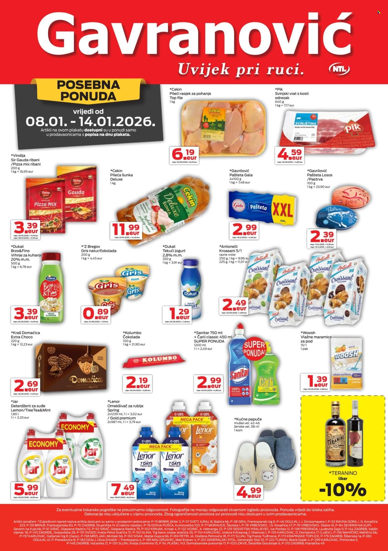 GAVRANOVIĆ katalog - Od četvrtka 08.01.2026.