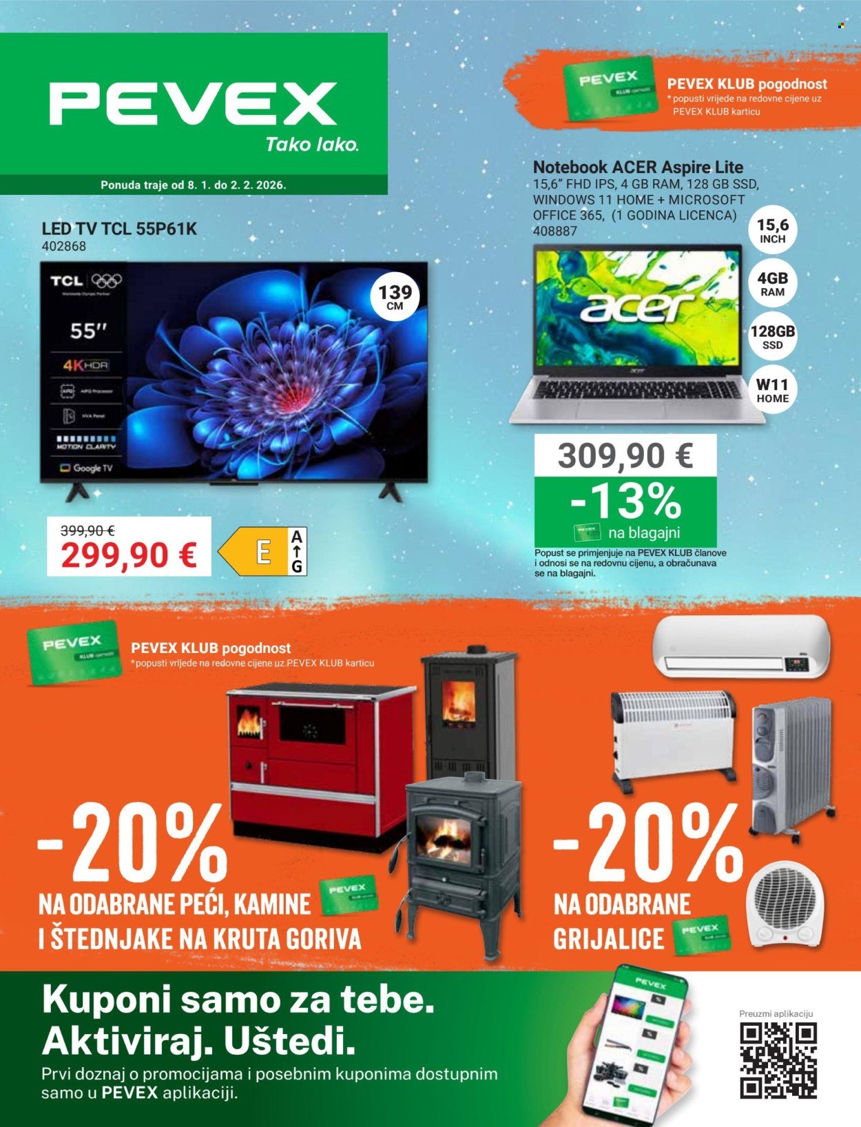 PEVEX katalog - Od četvrtka 08.01.2026.