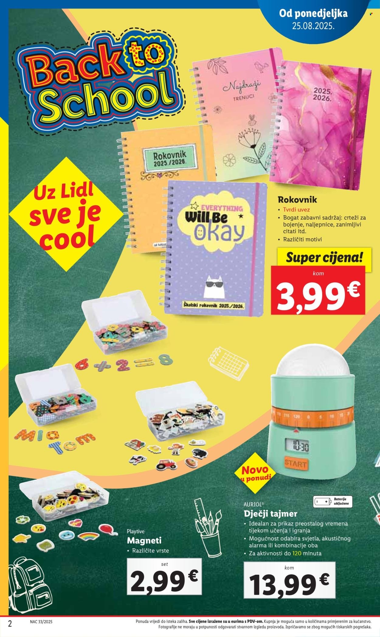 LIDL katalog - Pripremi se za novu školsku godinu