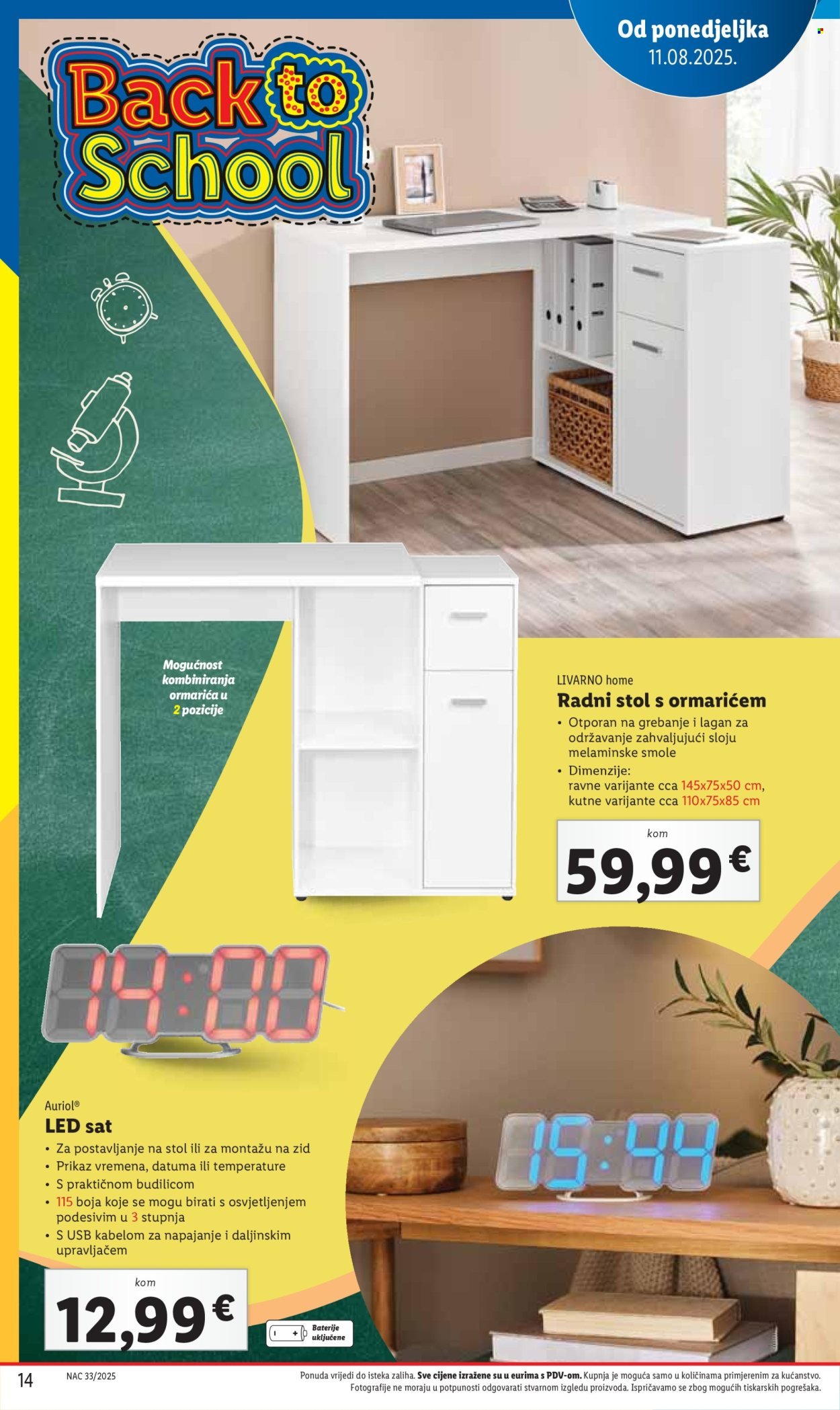 LIDL katalog - Pripremi se za novu školsku godinu