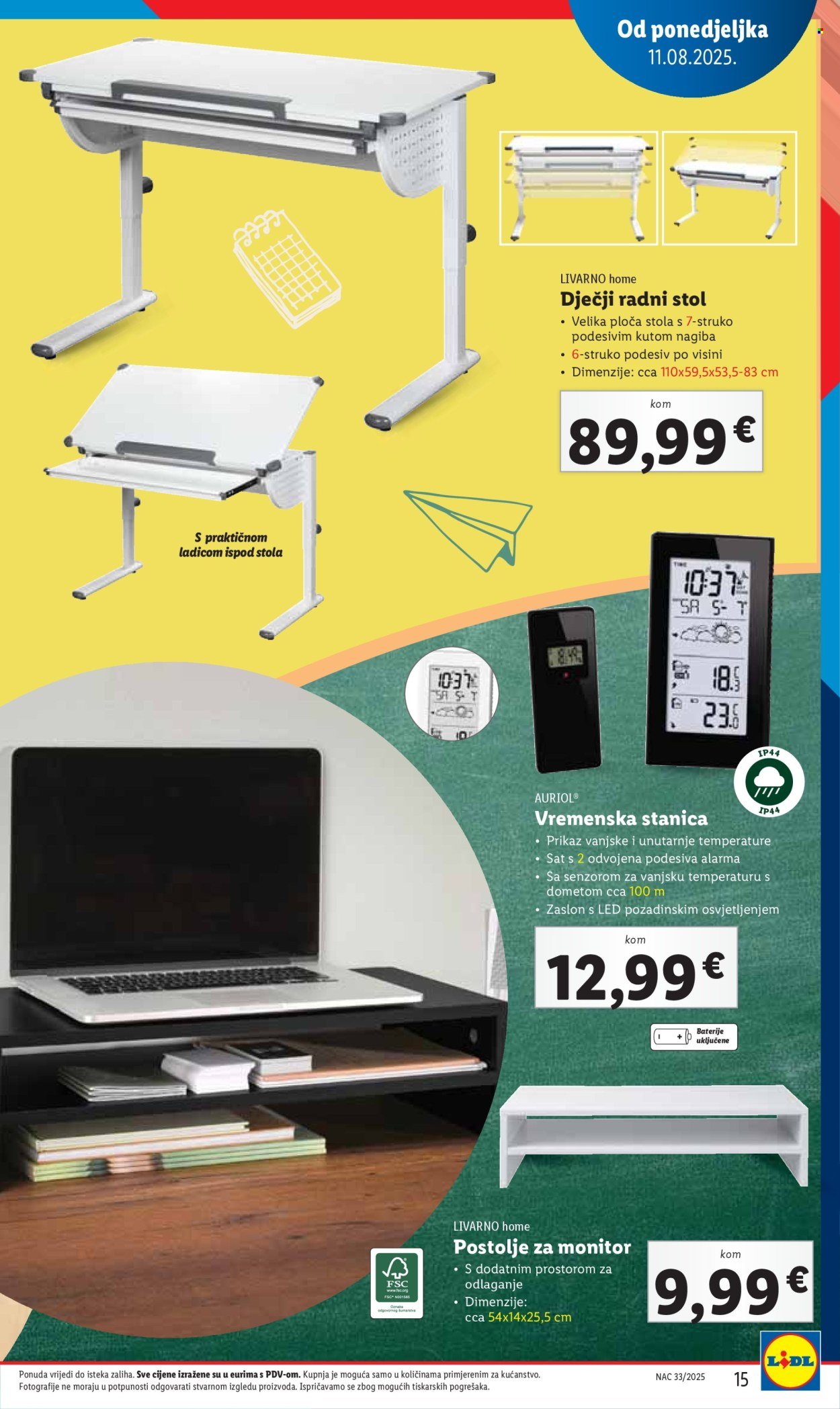 LIDL katalog - Pripremi se za novu školsku godinu
