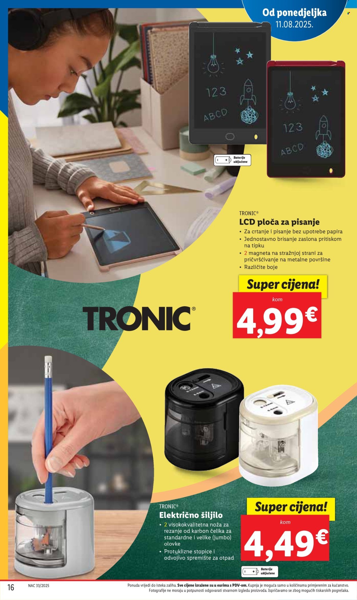 LIDL katalog - Pripremi se za novu školsku godinu