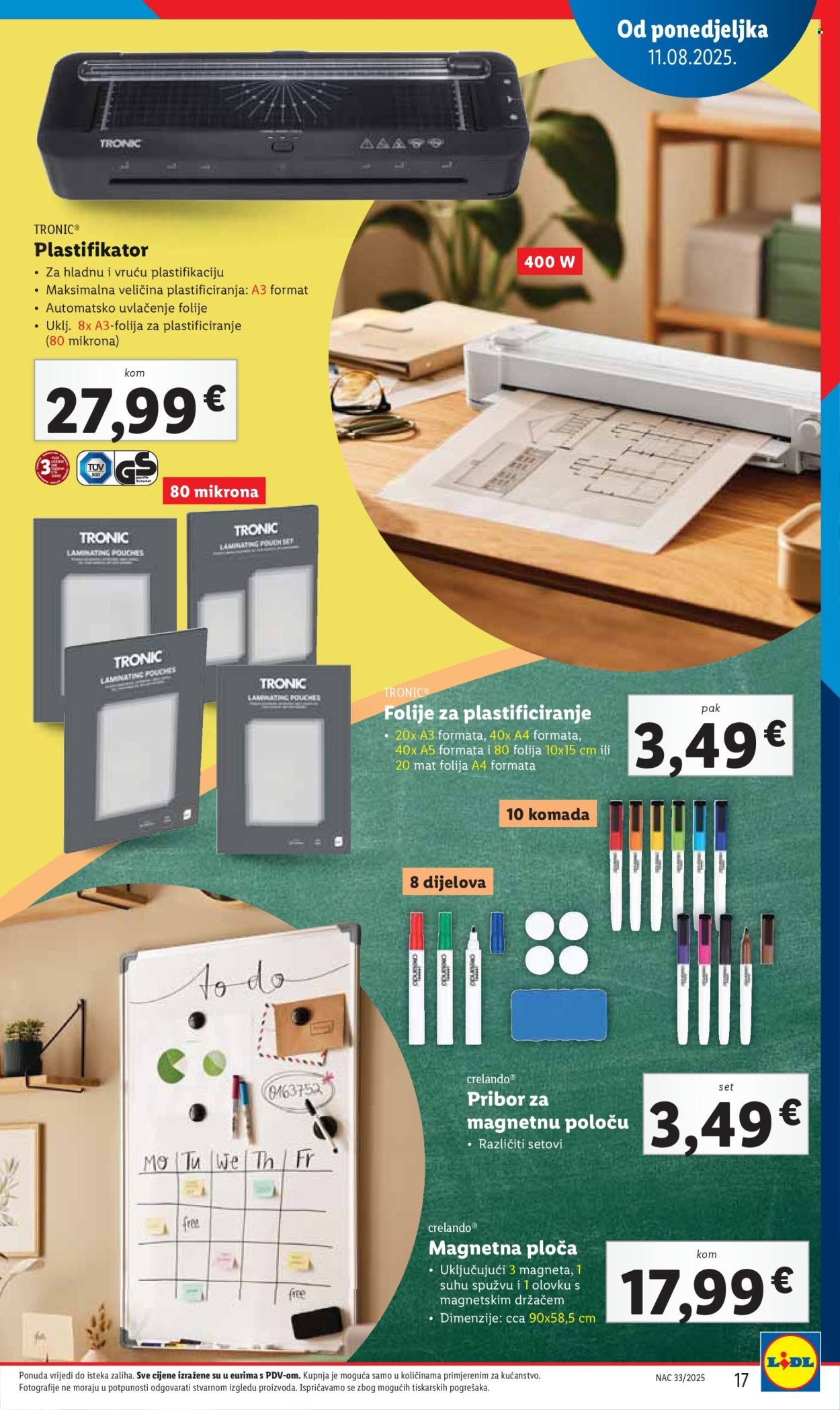 LIDL katalog - Pripremi se za novu školsku godinu