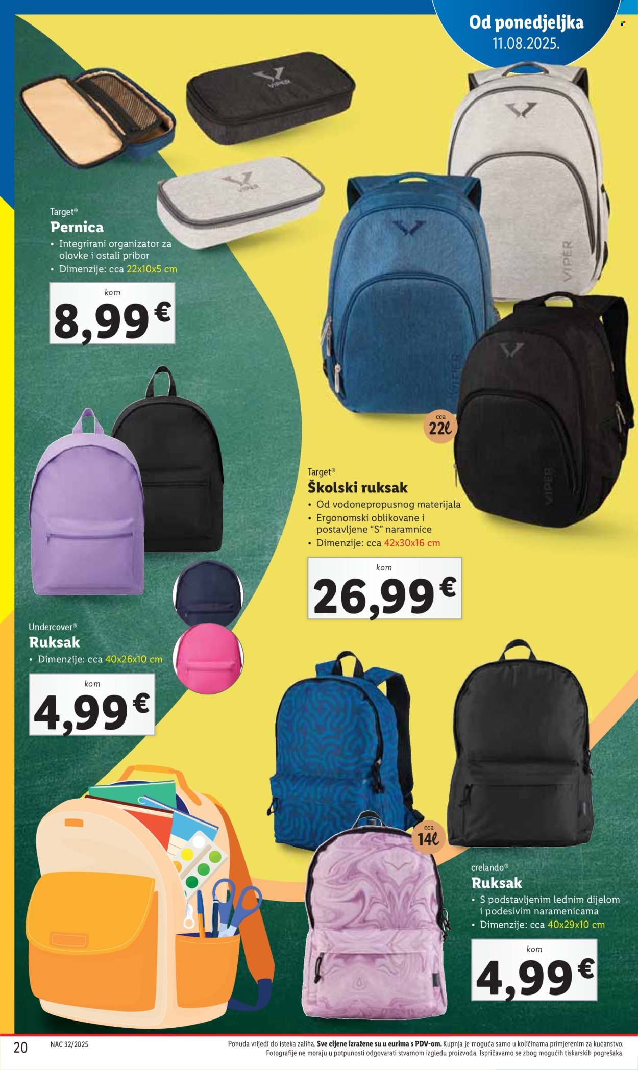 LIDL katalog - Pripremi se za novu školsku godinu