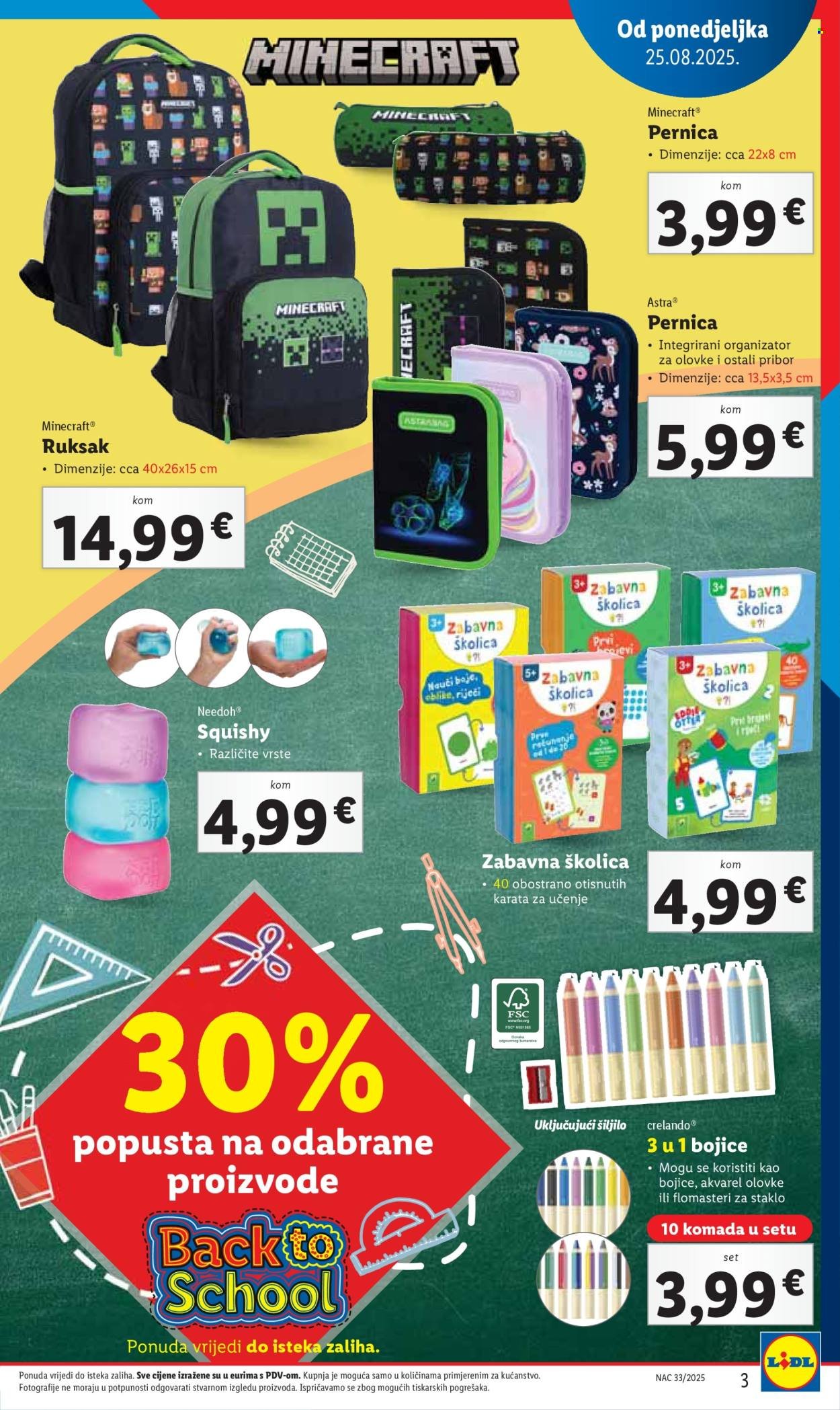 LIDL katalog - Pripremi se za novu školsku godinu