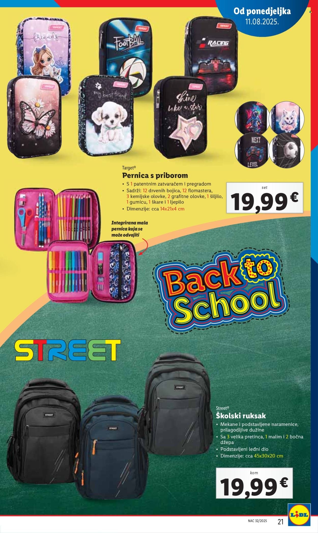 LIDL katalog - Pripremi se za novu školsku godinu