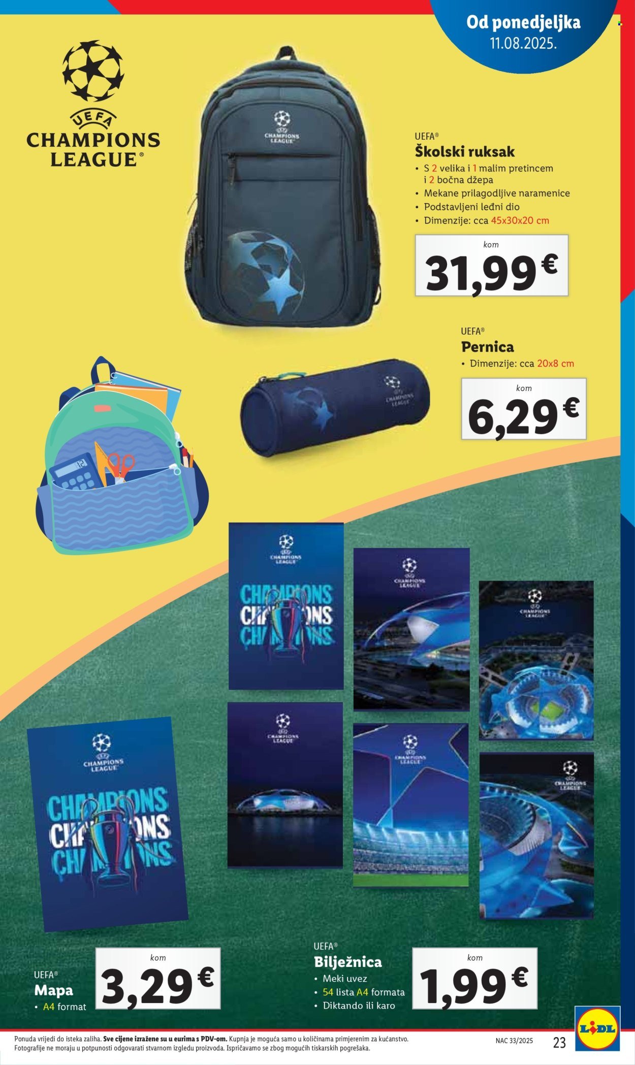 LIDL katalog - Pripremi se za novu školsku godinu