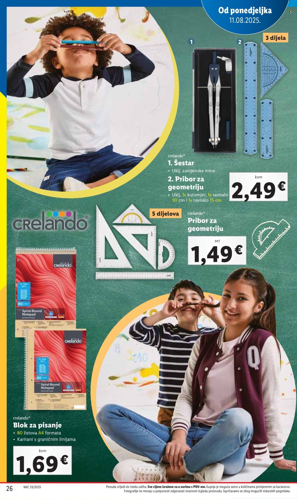 LIDL katalog - Pripremi se za novu školsku godinu
