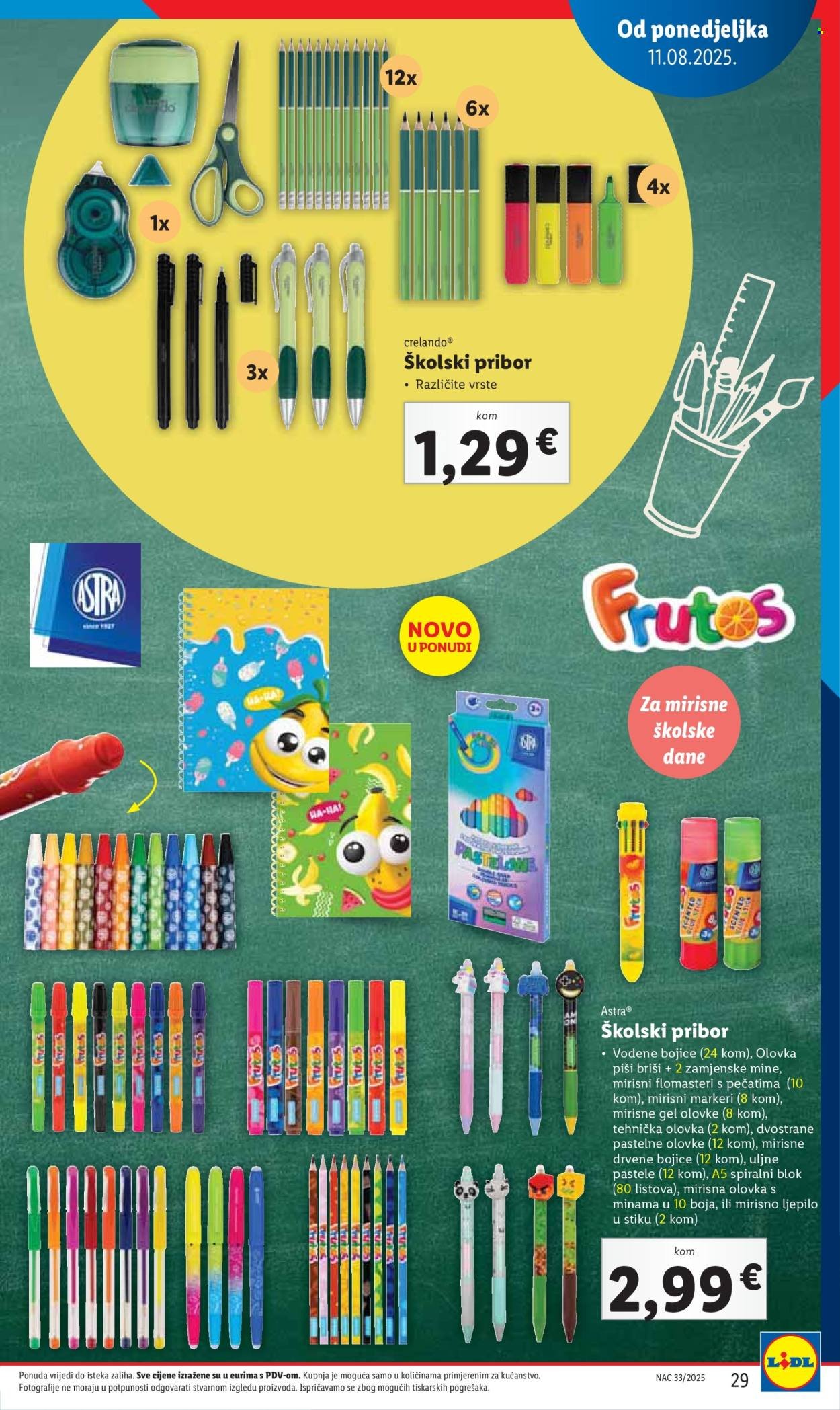 LIDL katalog - Pripremi se za novu školsku godinu
