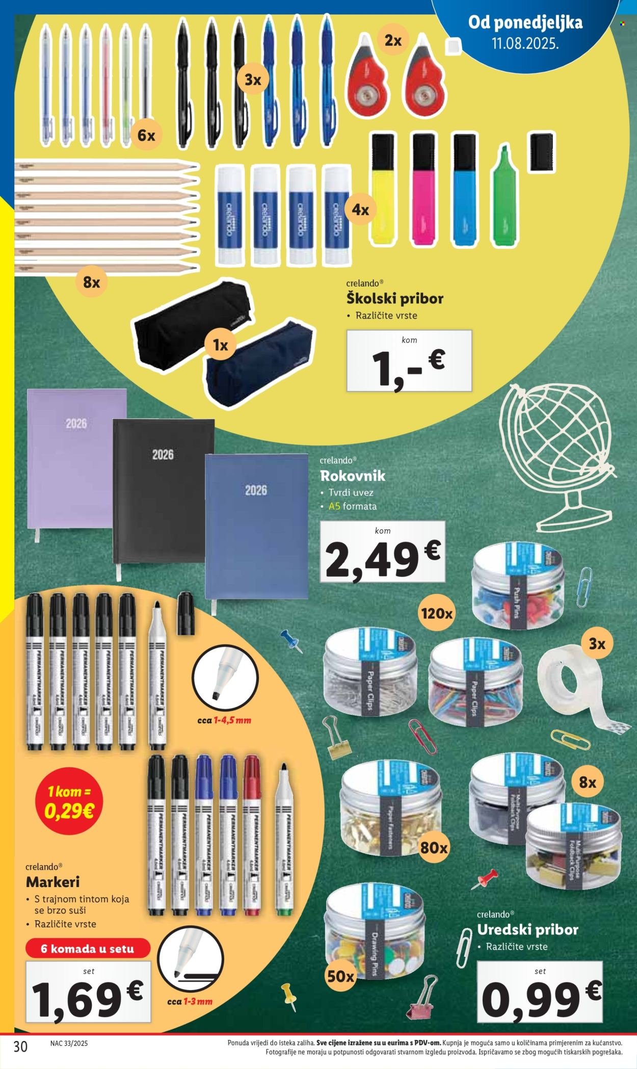 LIDL katalog - Pripremi se za novu školsku godinu