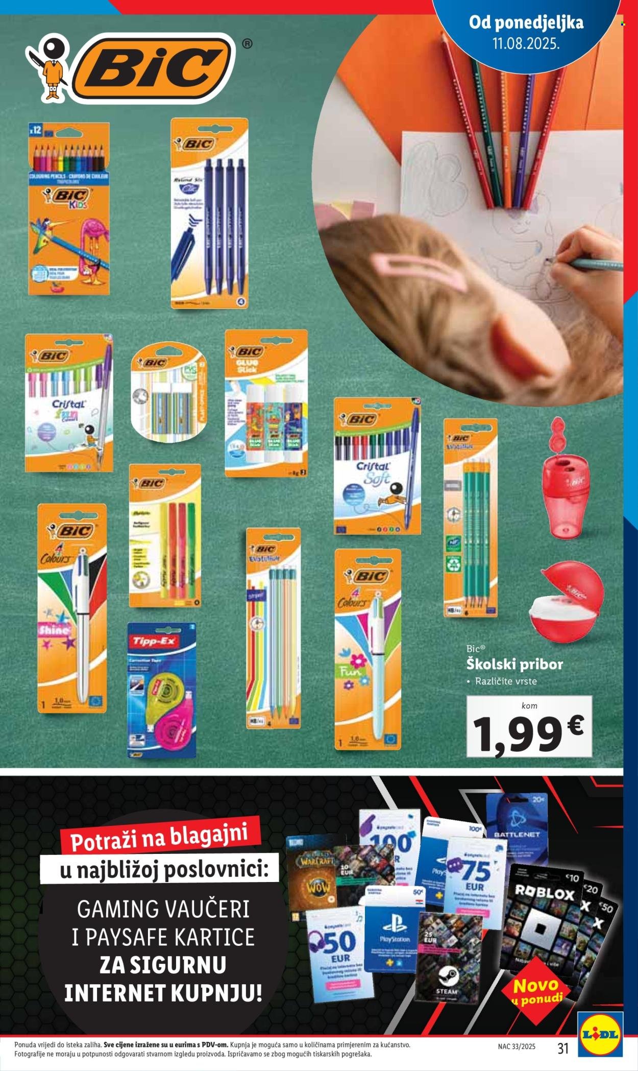 LIDL katalog - Pripremi se za novu školsku godinu
