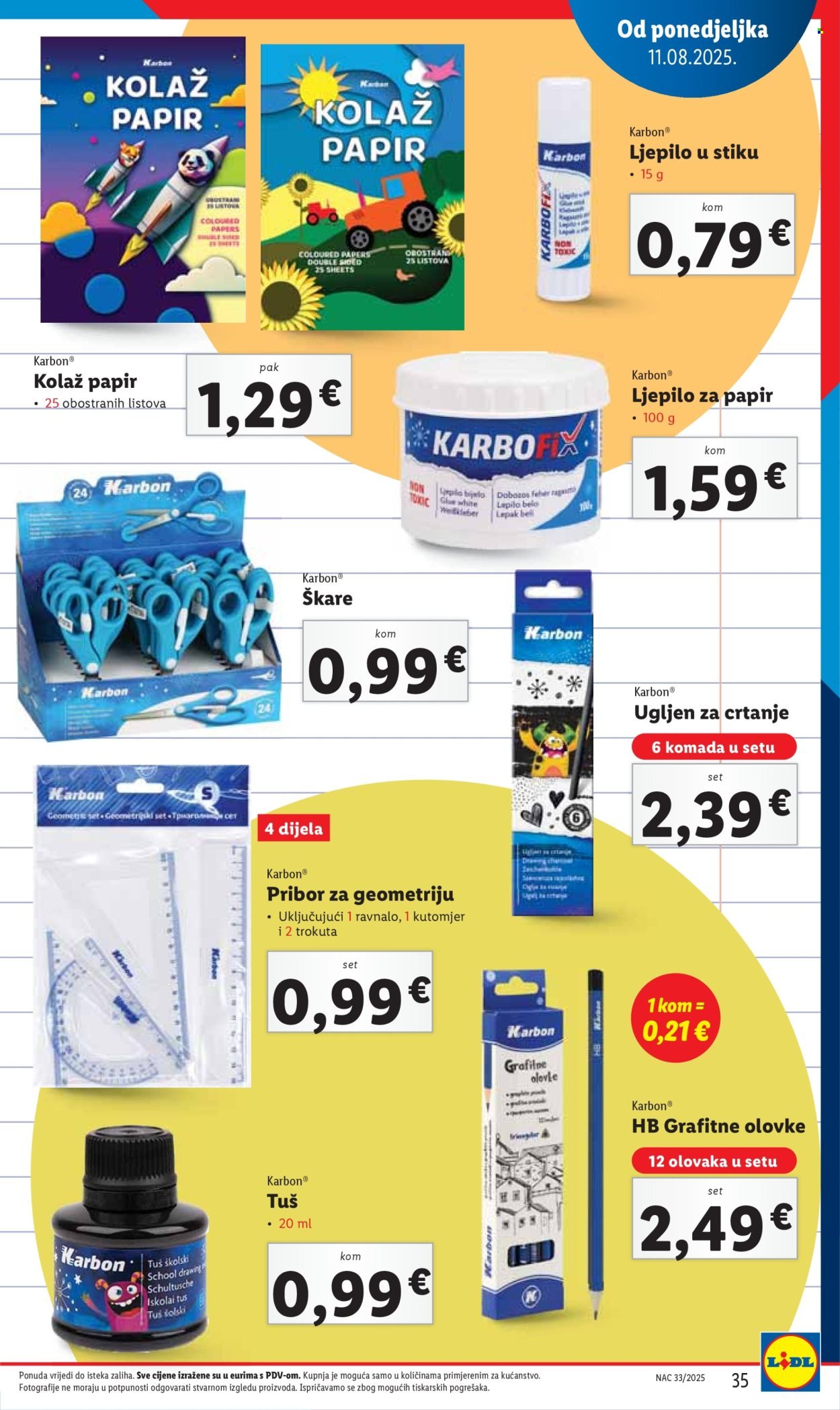 LIDL katalog - Pripremi se za novu školsku godinu