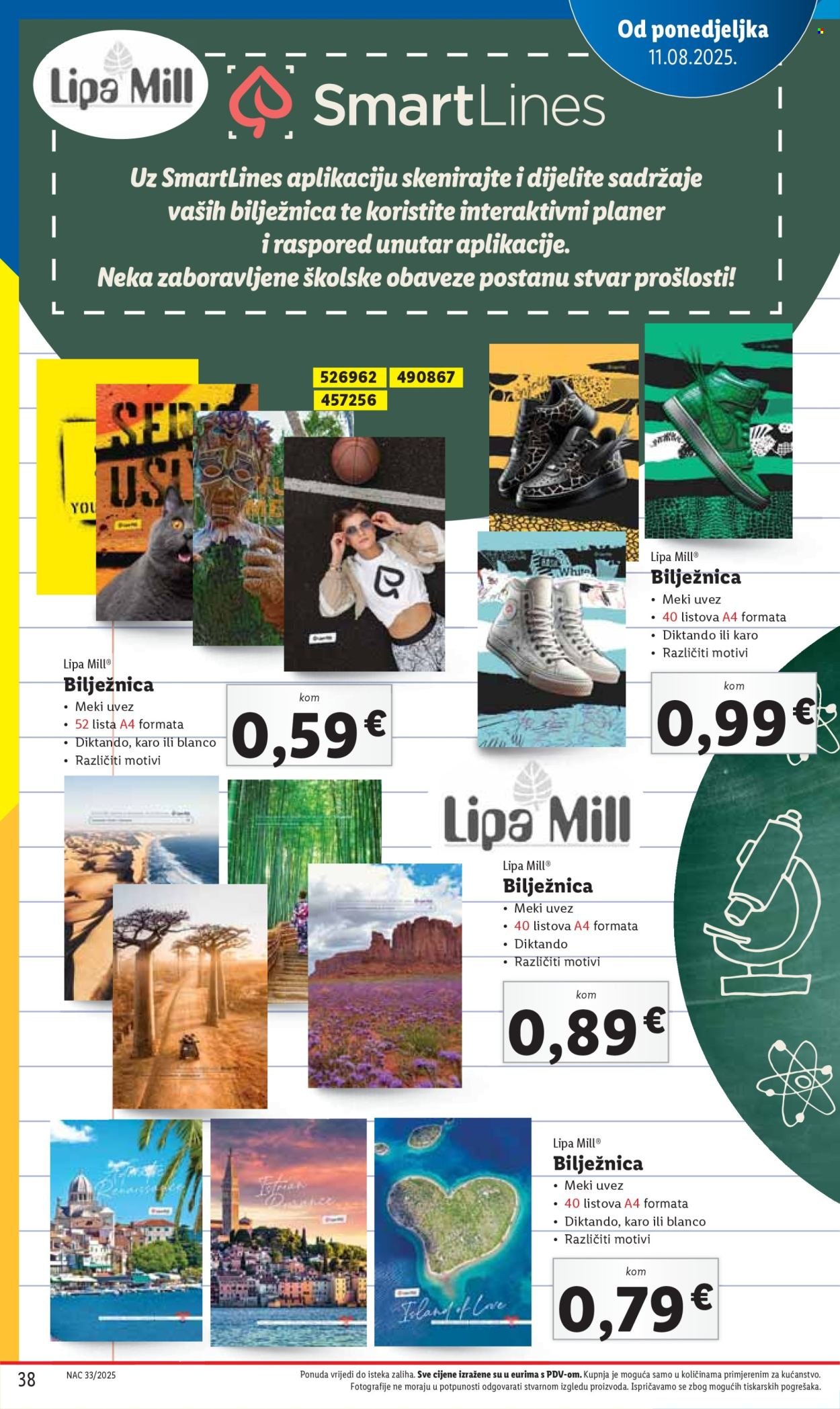 LIDL katalog - Pripremi se za novu školsku godinu