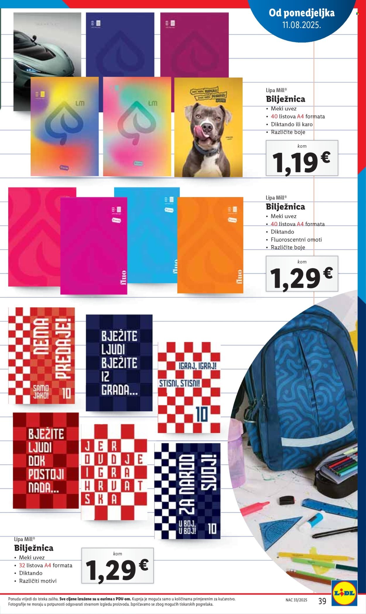 LIDL katalog - Pripremi se za novu školsku godinu