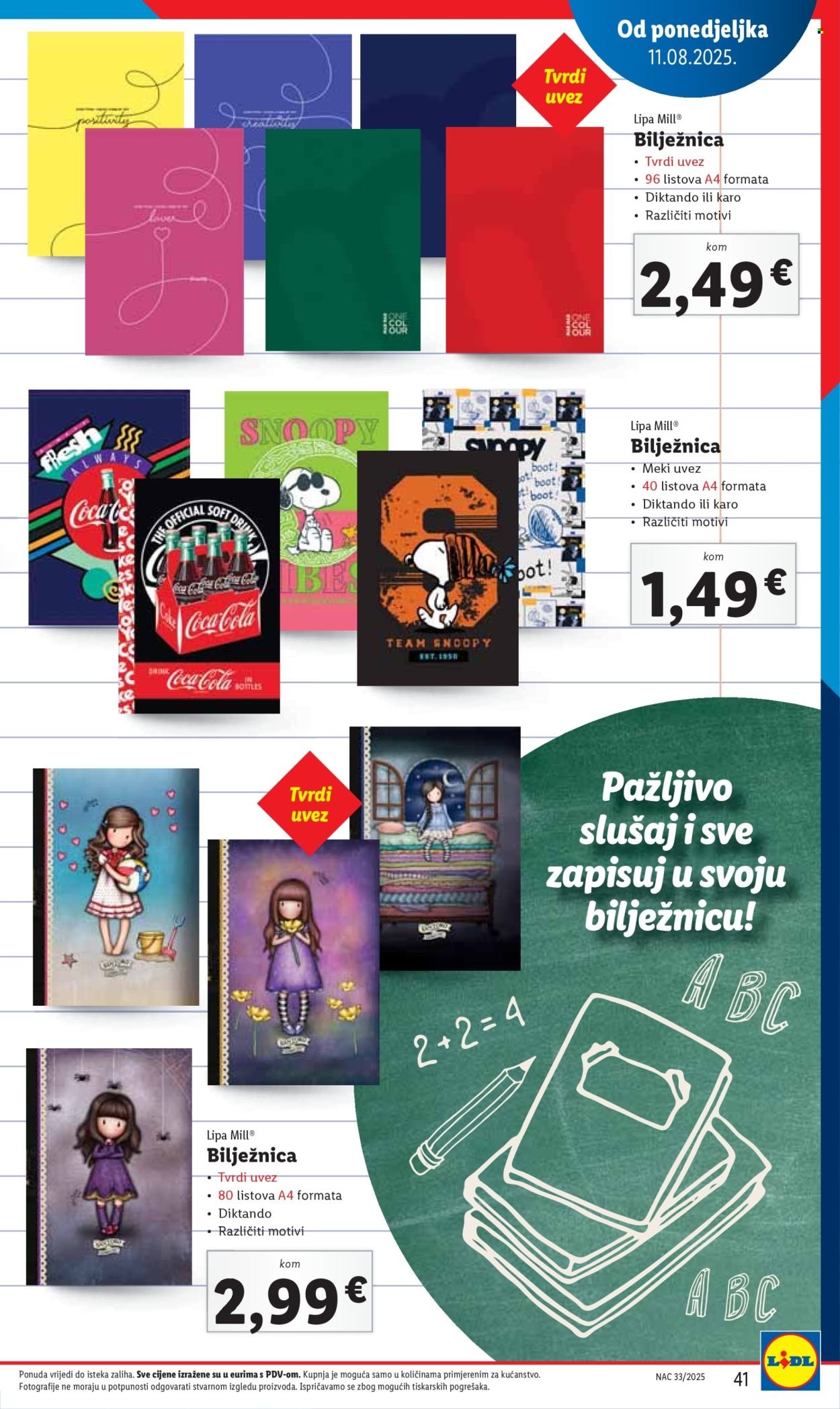 LIDL katalog - Pripremi se za novu školsku godinu