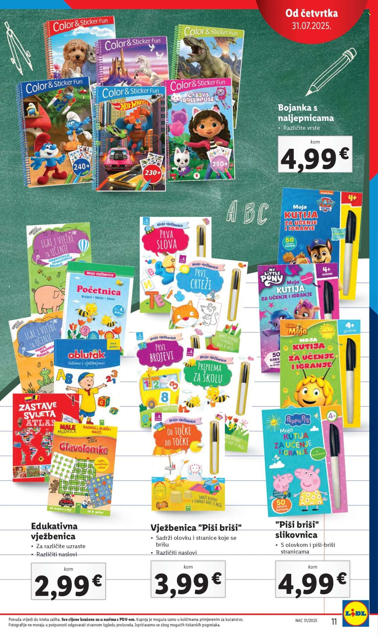 LIDL katalog - Pripremi se za novu školsku godinu