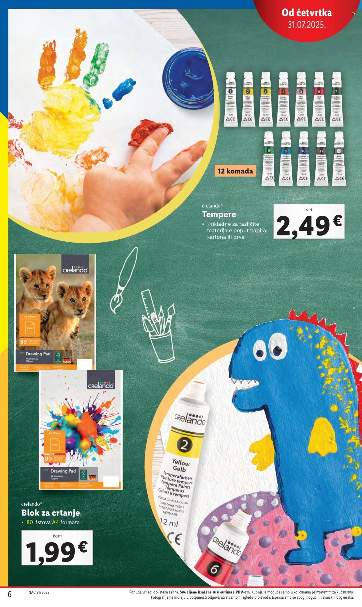 LIDL katalog - Pripremi se za novu školsku godinu