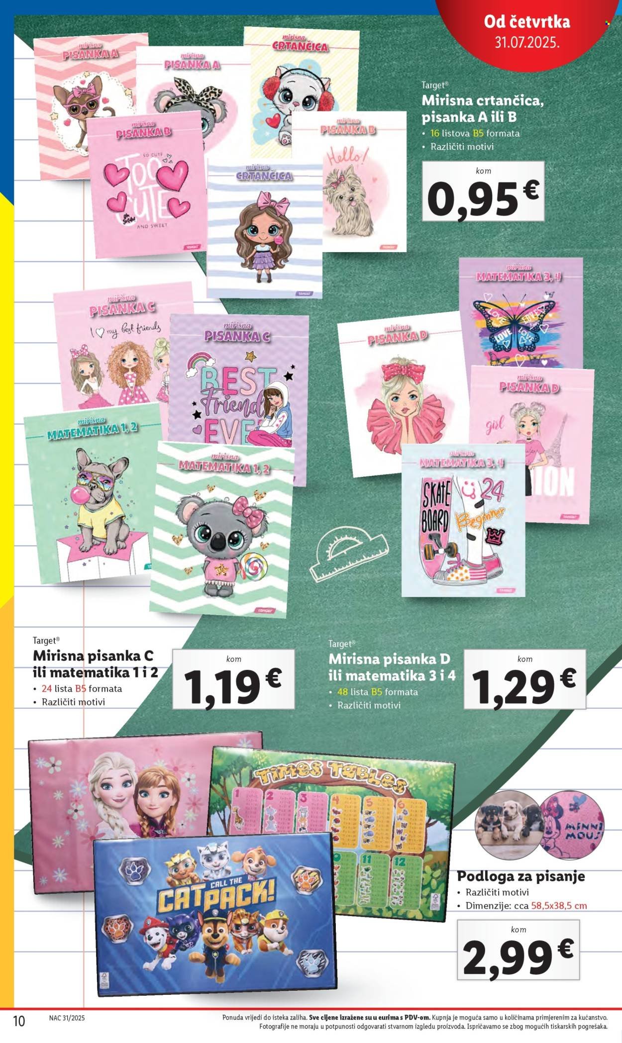 LIDL katalog - Pripremi se za novu školsku godinu