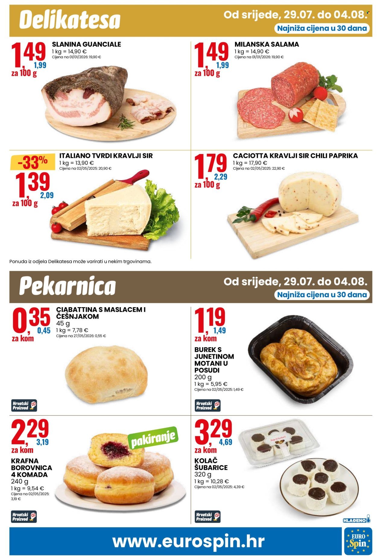 EUROSPIN katalog - Od srijede 29.07.2026.