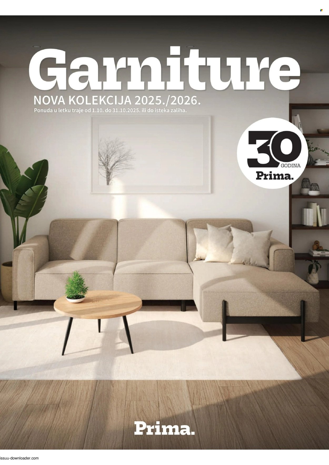 PRIMA katalog - Letak Garniture listopad 2025.