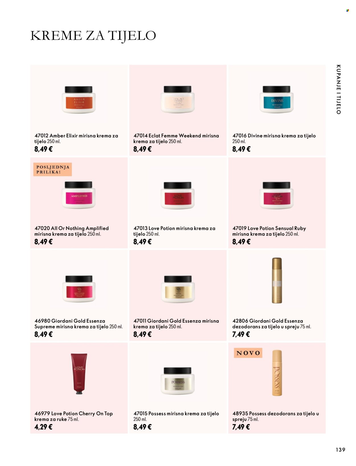 ORIFLAME katalog - VAŠA KOŽA napunjena energijom