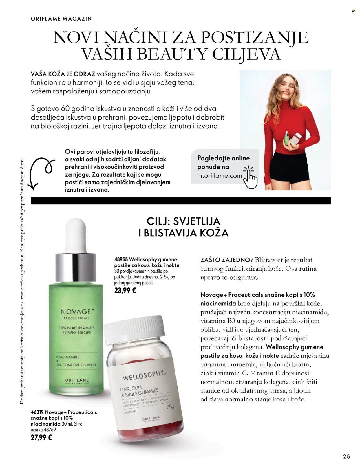 ORIFLAME katalog - VAŠA KOŽA napunjena energijom