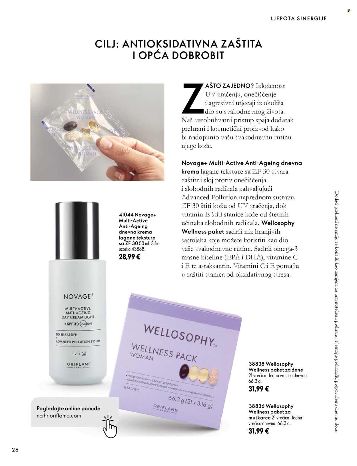 ORIFLAME katalog - VAŠA KOŽA napunjena energijom
