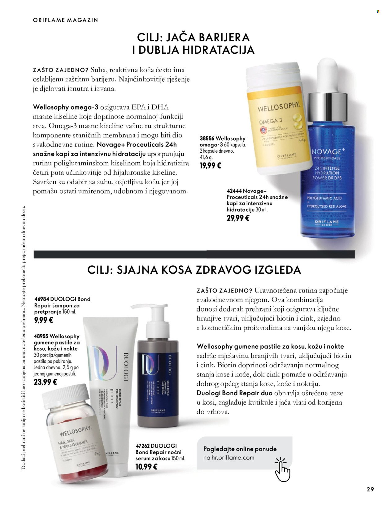 ORIFLAME katalog - VAŠA KOŽA napunjena energijom