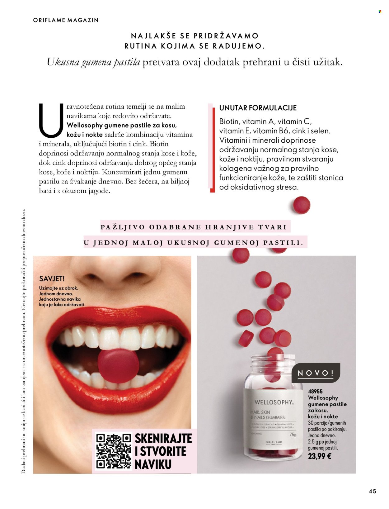 ORIFLAME katalog - VAŠA KOŽA napunjena energijom