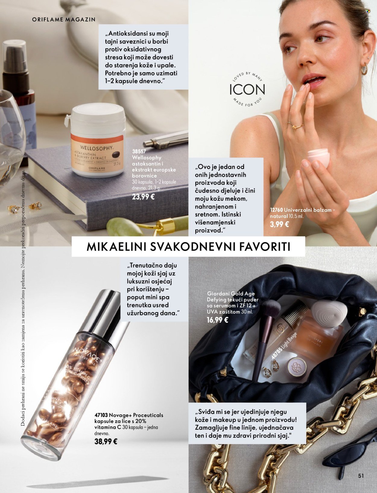 ORIFLAME katalog - VAŠA KOŽA napunjena energijom