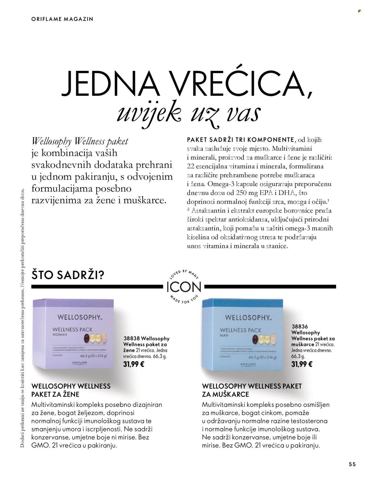 ORIFLAME katalog - VAŠA KOŽA napunjena energijom