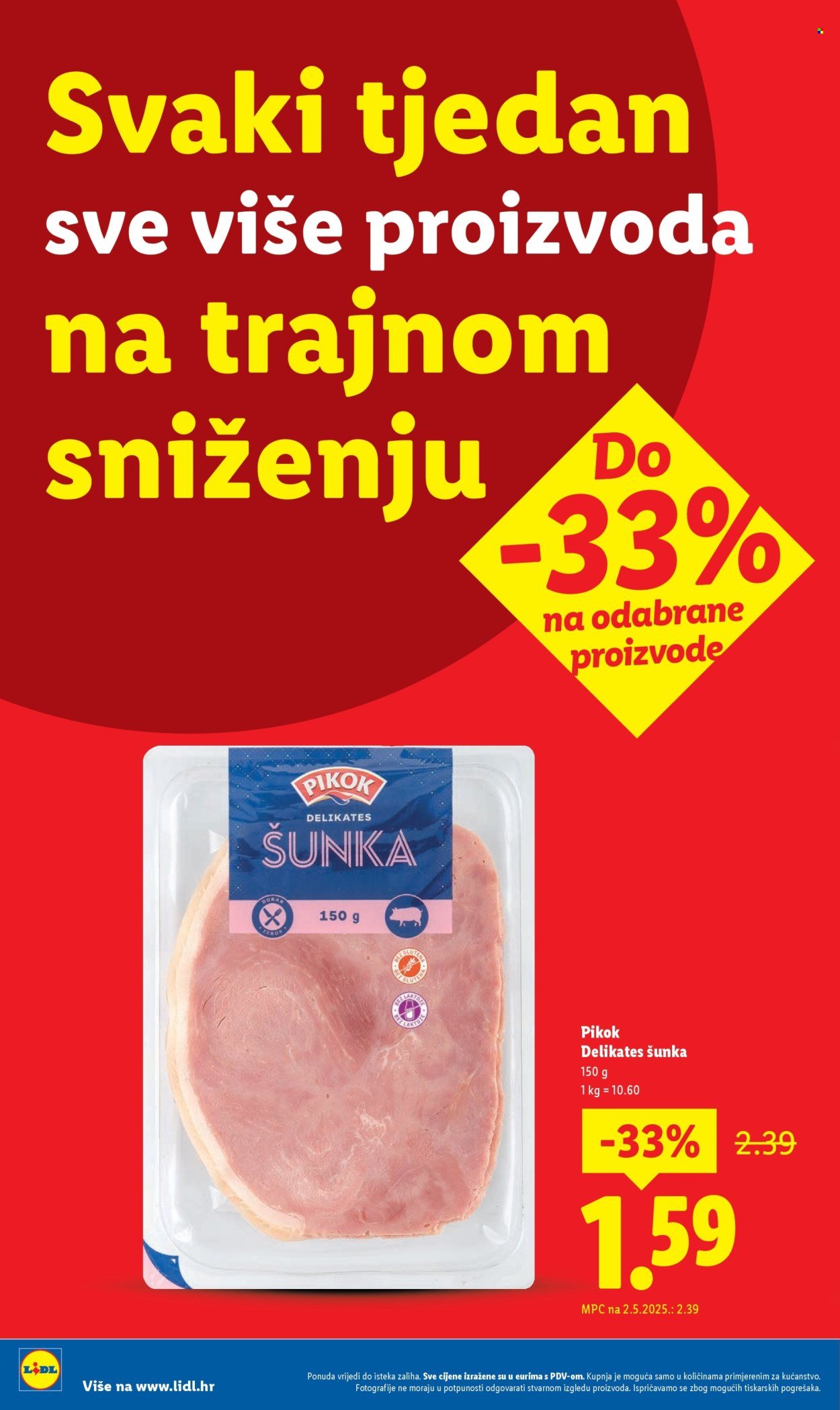 LIDL katalog - Nastavljamo trajno snižavati cijene
