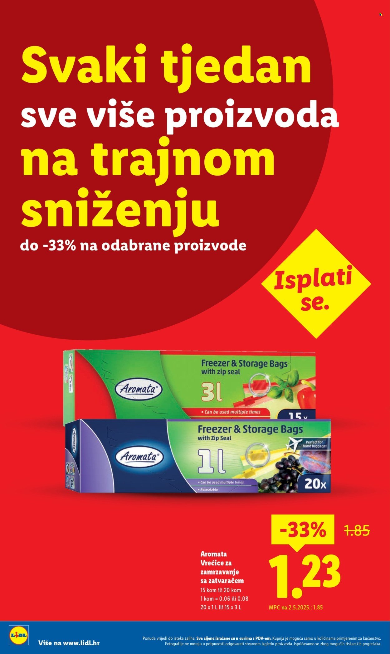 LIDL katalog - Nastavljamo trajno snižavati cijene