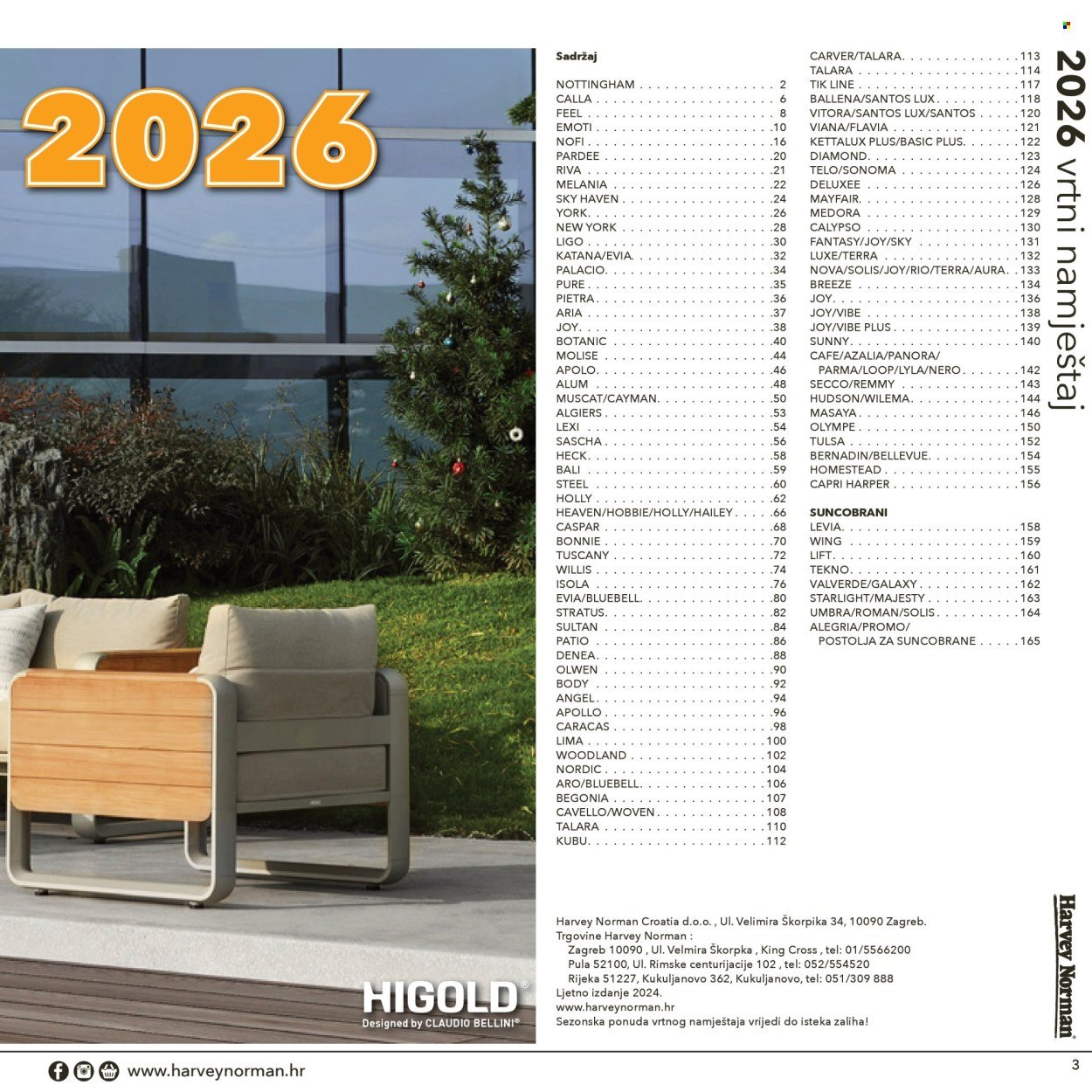 HARVEY NORMAN katalog - vrtni namještaj
