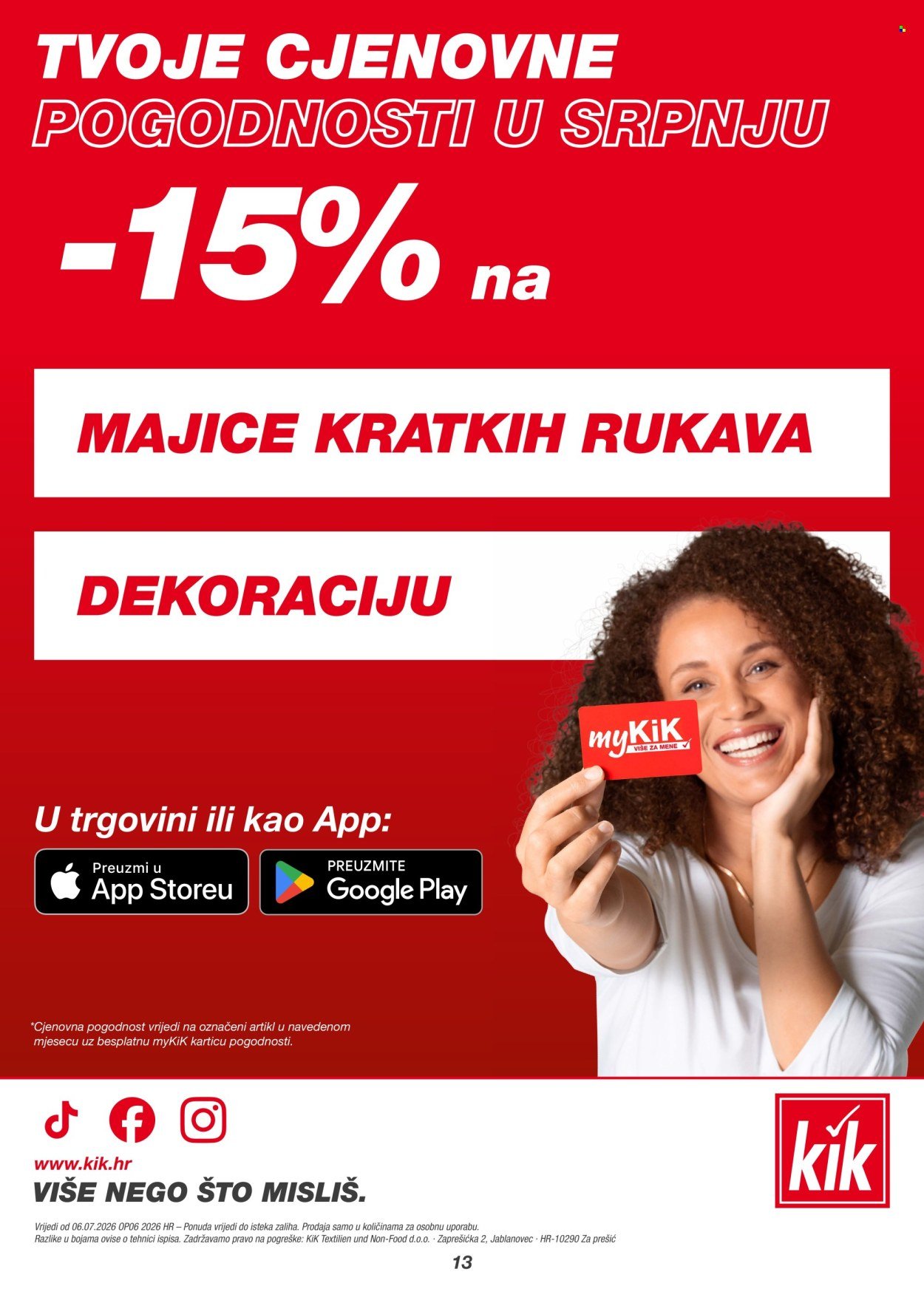 KIK katalog - Srpanj 2026