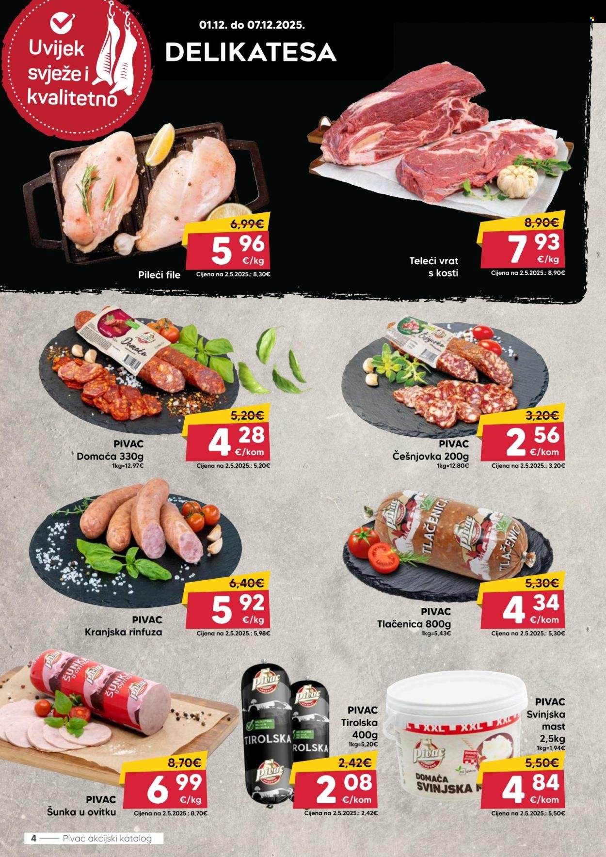 PIVAC katalog - Od ponedeljka 01.12.2025.