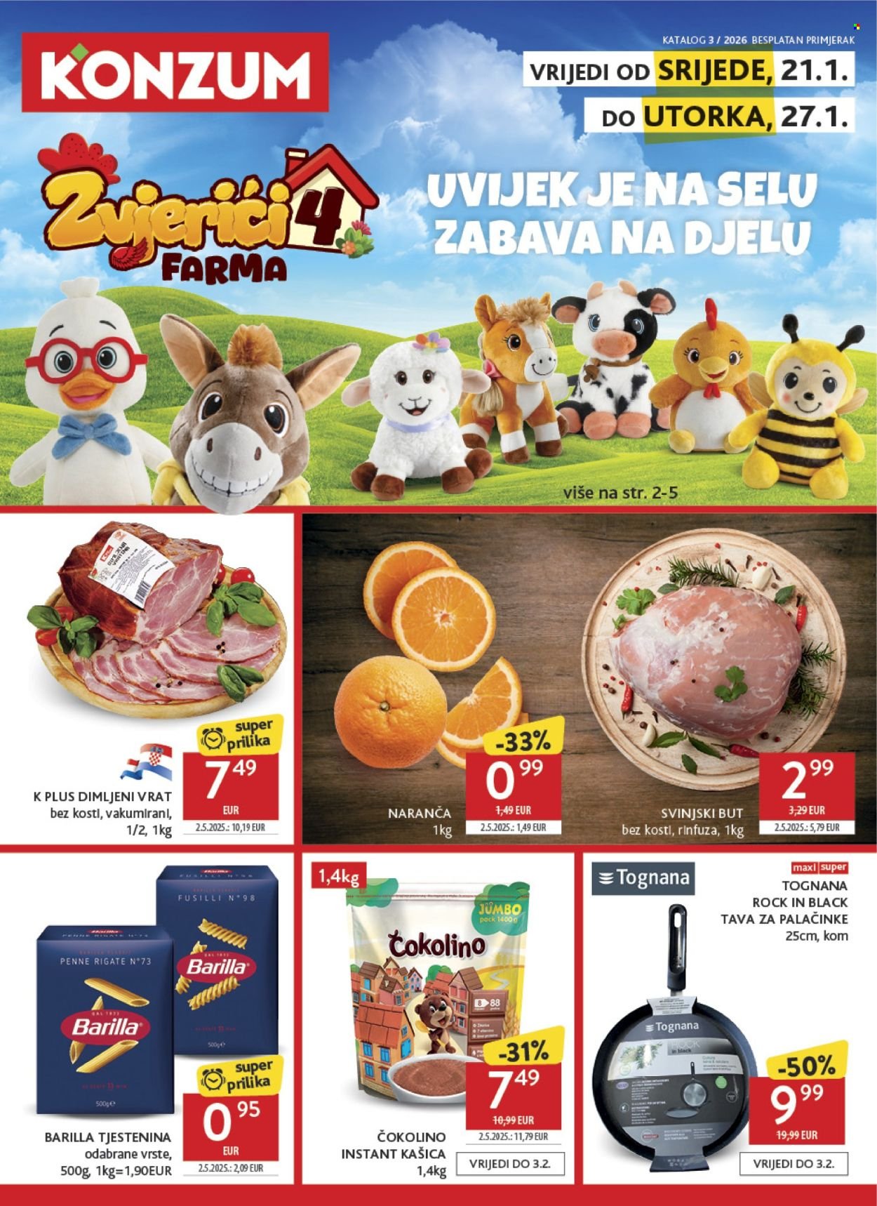 KONZUM katalog - Od srijede 21.01.2026.